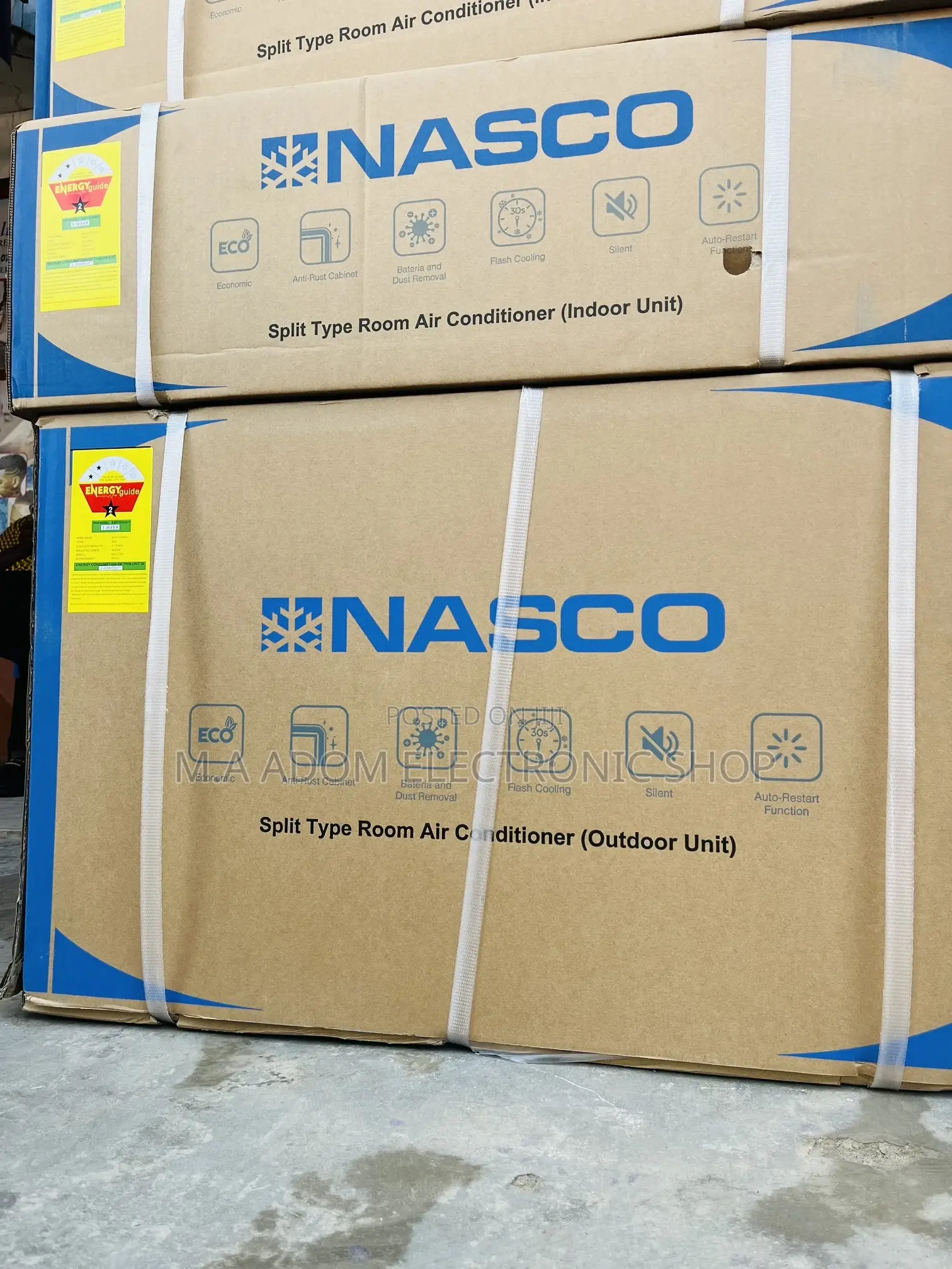 Fast Cooling Nasco 1/5 Nasco AC