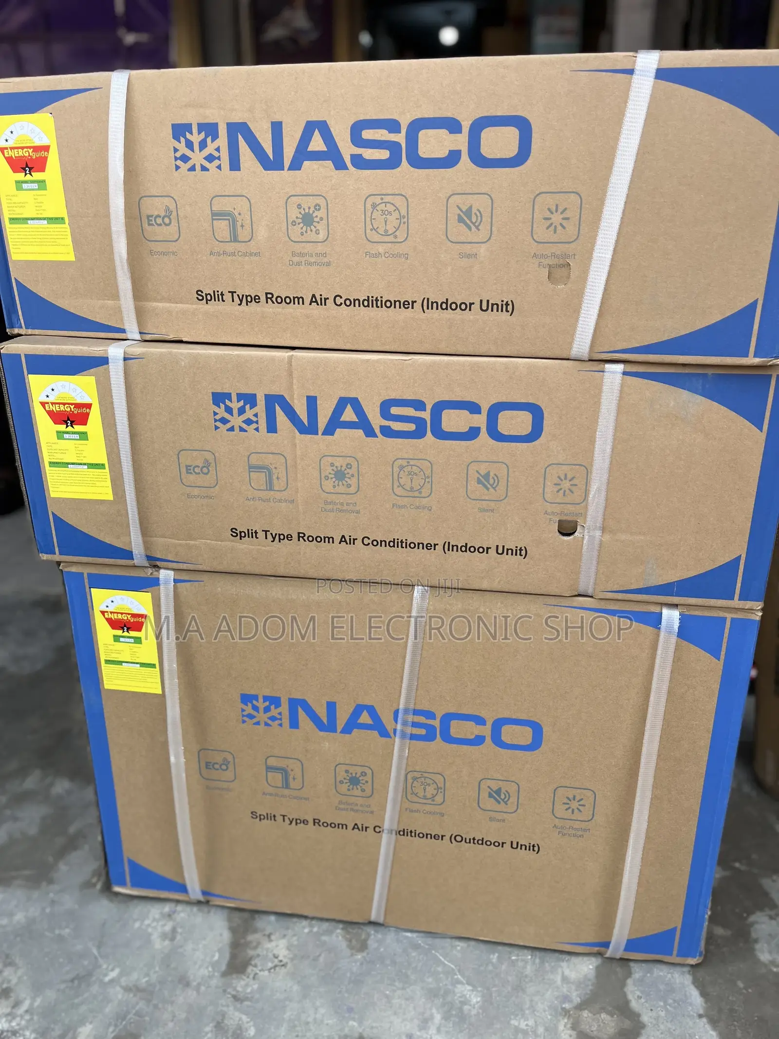 Energy Saving 2 Star Rating Nasco R410 Gas