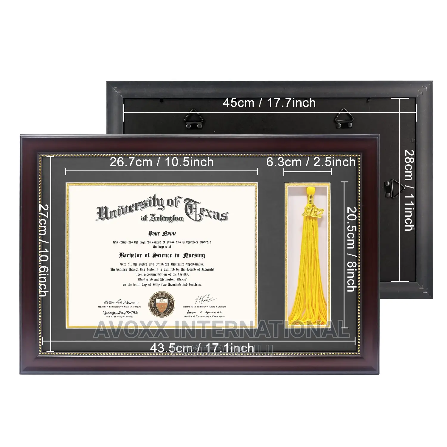 Graduatepro 8.5"X11" F-Df005-1 Over Gold Real Glads