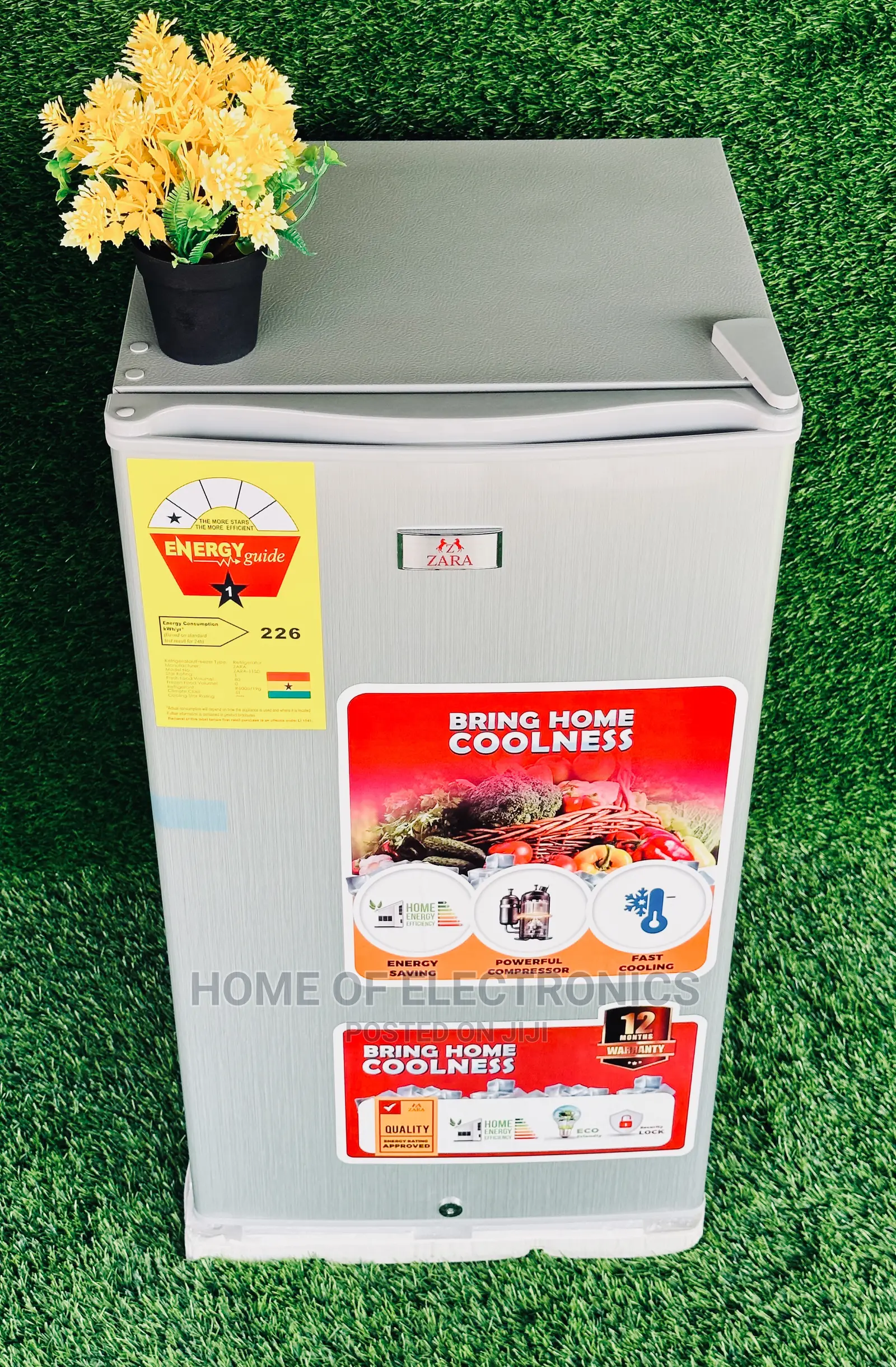 Suitable for Hotels Zara 84L Tabletop Single Door Fridge