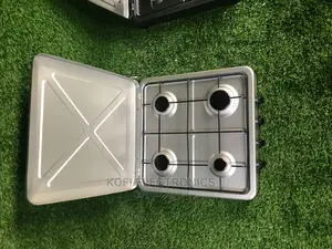 Table Top Gas Roch Cooker - 4 Burner Black