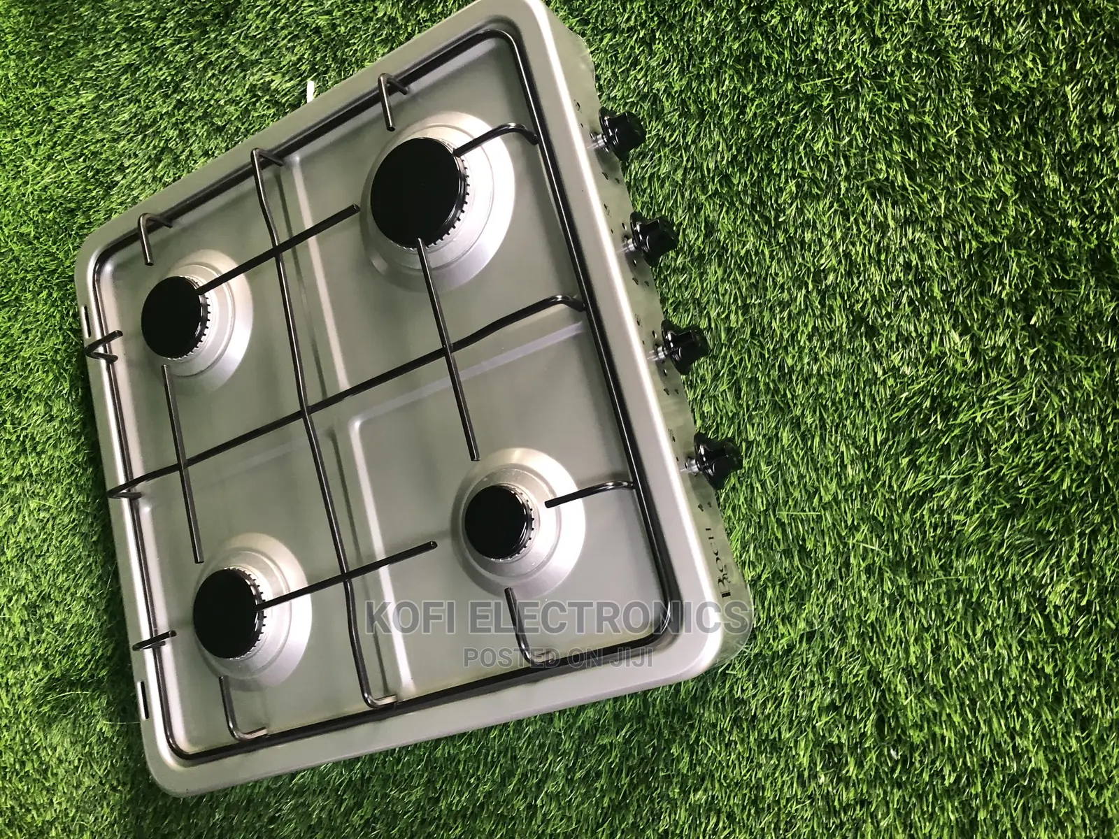 Table Top Gas Roch Cooker - 4 Burner Black