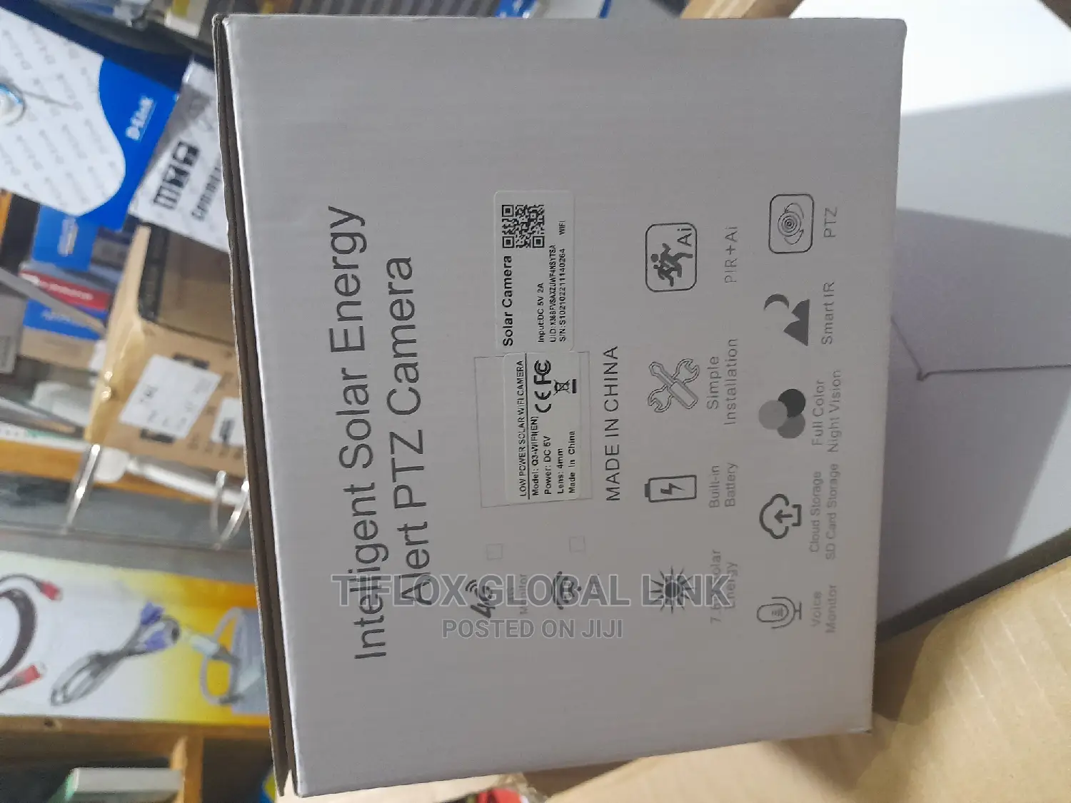 Intelligent Wifi Solar Alert PTZ Camera