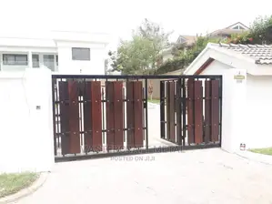Main Gate Wood and Steel