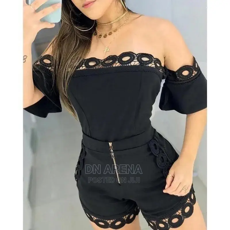Ladies Off Shoulder Jumpsuit