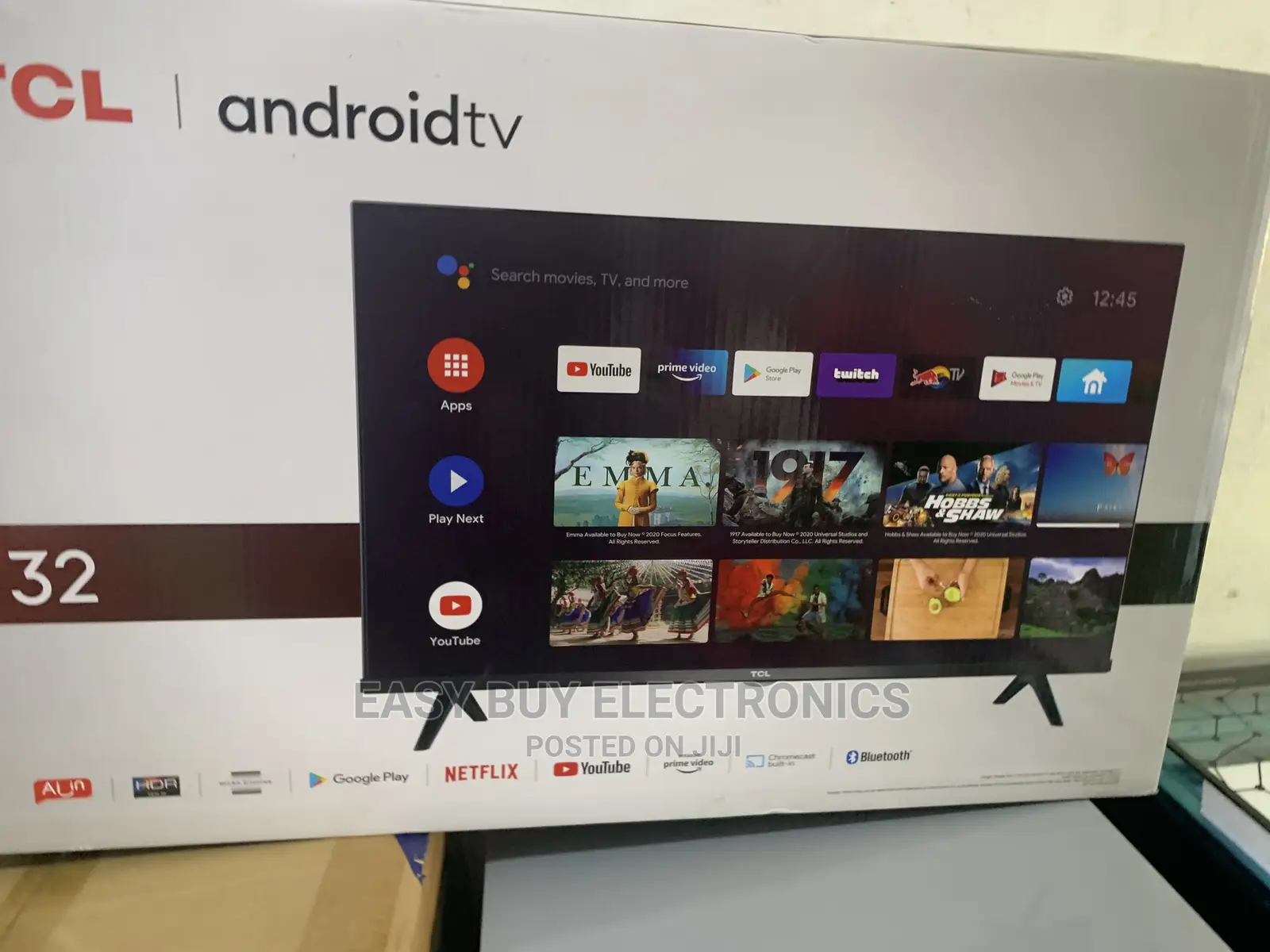 Beautiful in It's Simplicity TCL 32"Inchs Smart Android TV