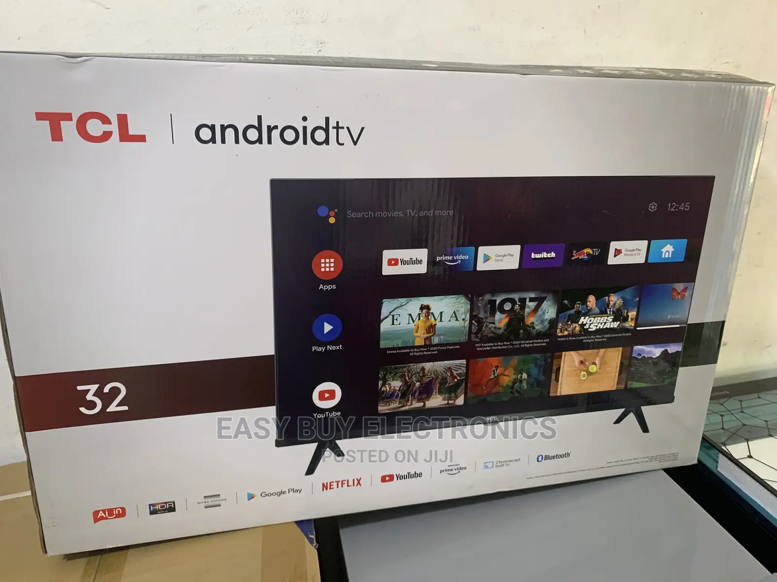 Feel the Latest Version TCL 32"Inchs Smart Android TV