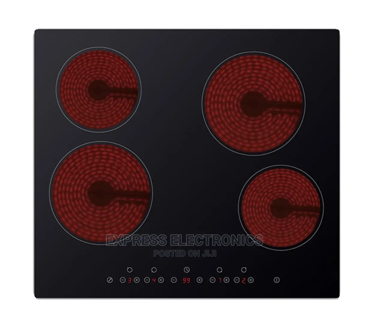 Midea Electric Hob 4 Burner [Mc-Hf605 ]