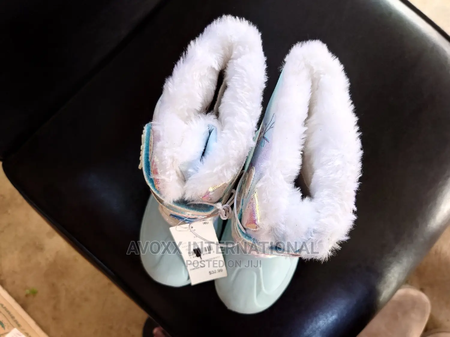 Disney Frozen II Purple White Thermolite Waterproof Boots