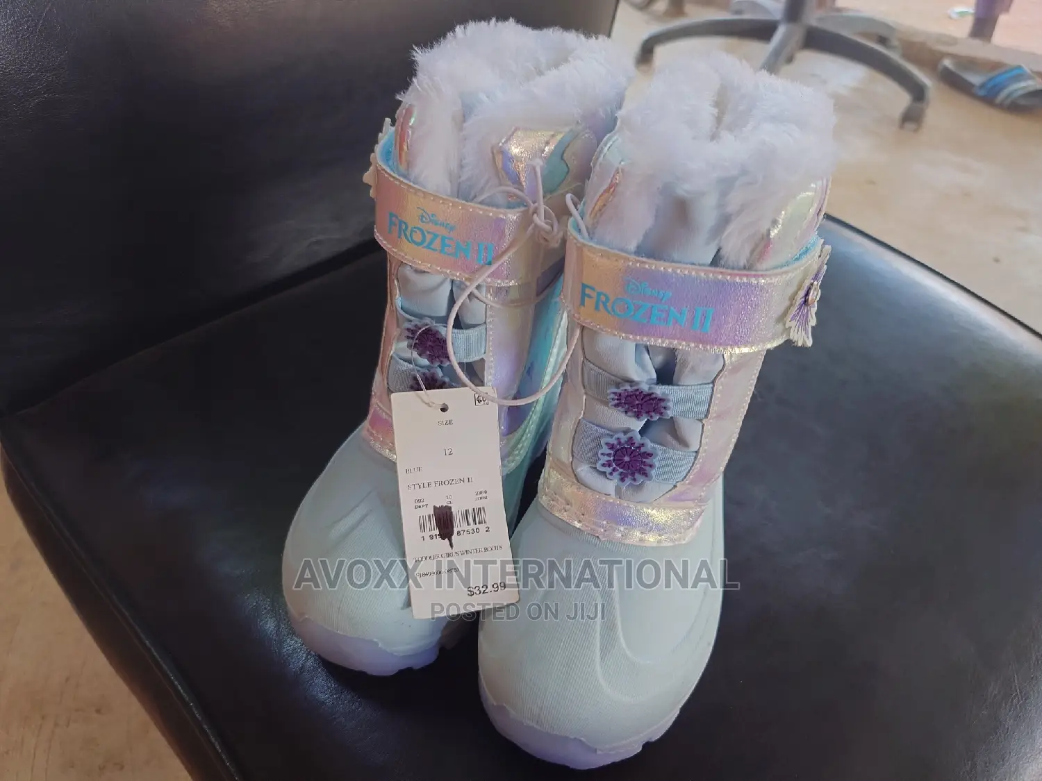 Disney Frozen II Purple White Thermolite Waterproof Boots