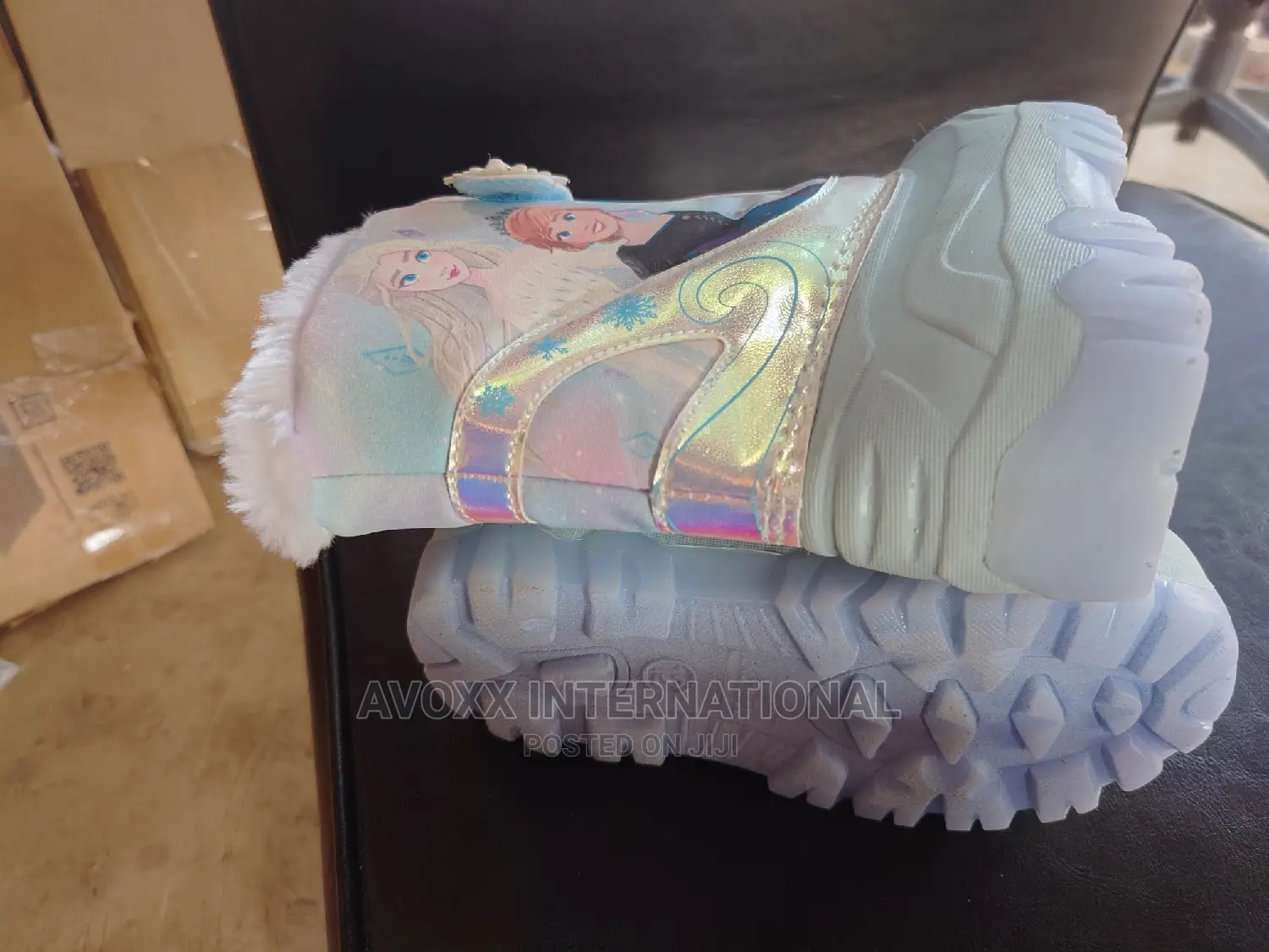 Disney Frozen II Purple White Thermolite Waterproof Boots