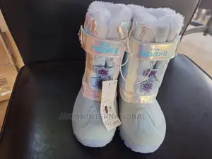 Disney Frozen II Purple White Thermolite Waterproof Boots
