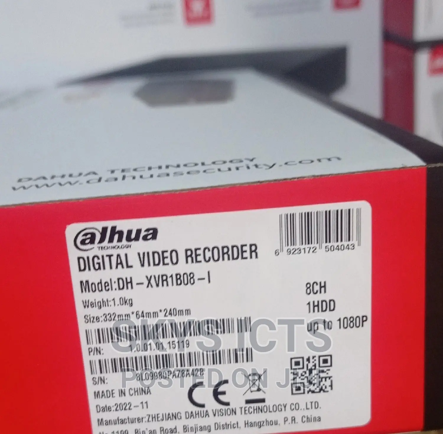 Dahua 8ch DVR - 2mp