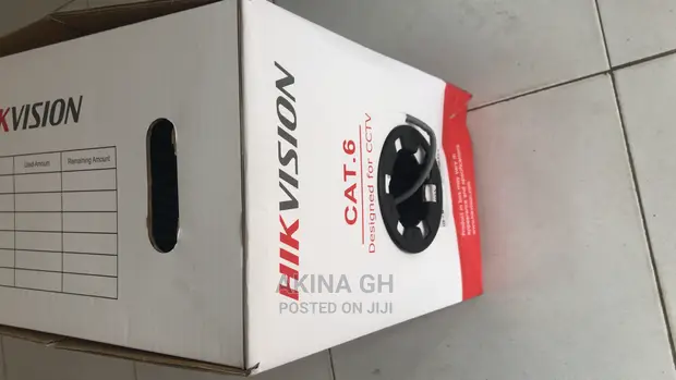 Hikvision Pure Bare Copper Cat 6 Cable 305m 2