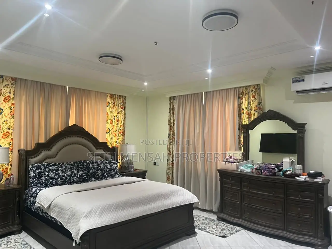 Furnished 5bdrm House in Skm Property, East Legon for Rent
