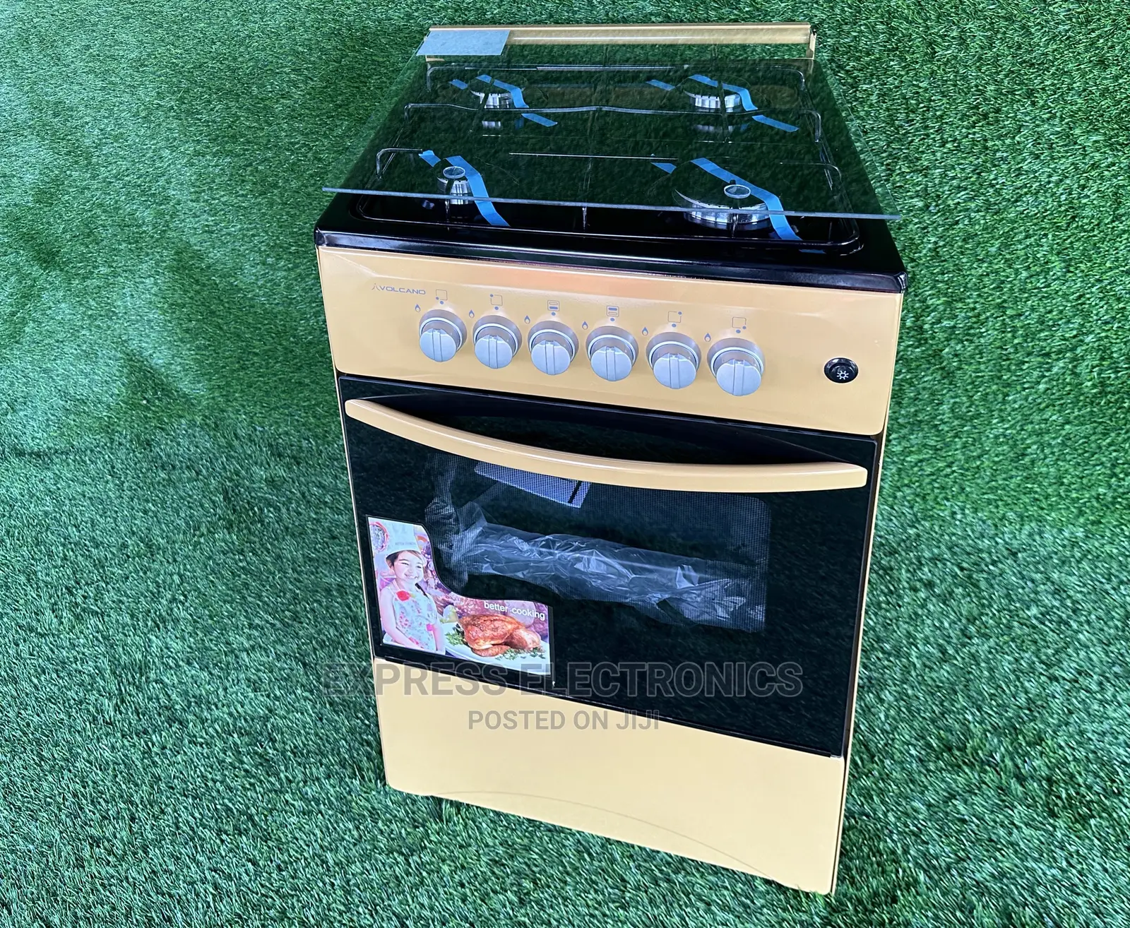 Classic Design Double Grid Volcano 4b Oven Cooker Stove