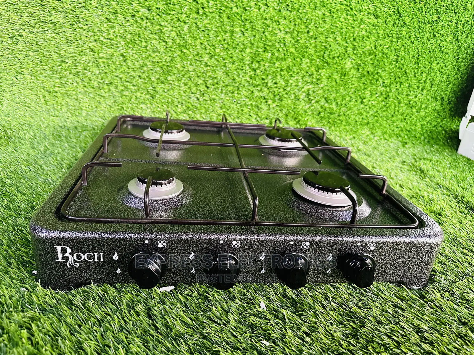 Volcano 4BURNER Gas Stove Tabletop Cooker Black