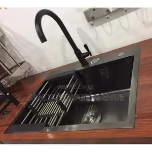 Black Worktop Sink - Cabinet Single Bowl - Kitchen Sink