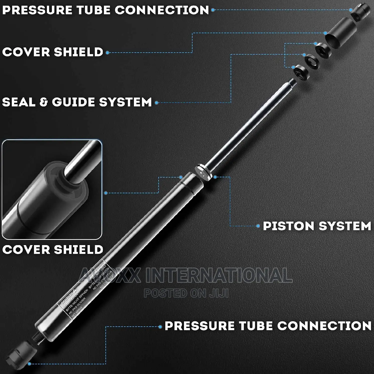 2 Rear Window Lift Supports Shock Struts for Chevrolet