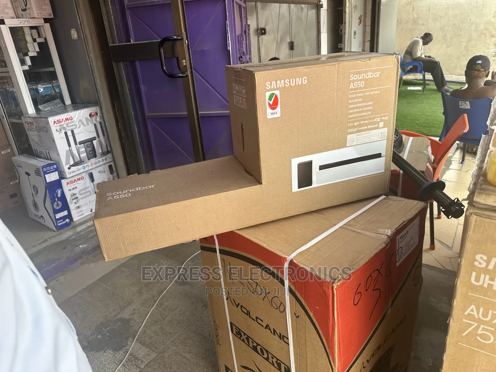 Enjoy  Sam Soundbar +Free Gift A550 410w 2.1ch With Woofer