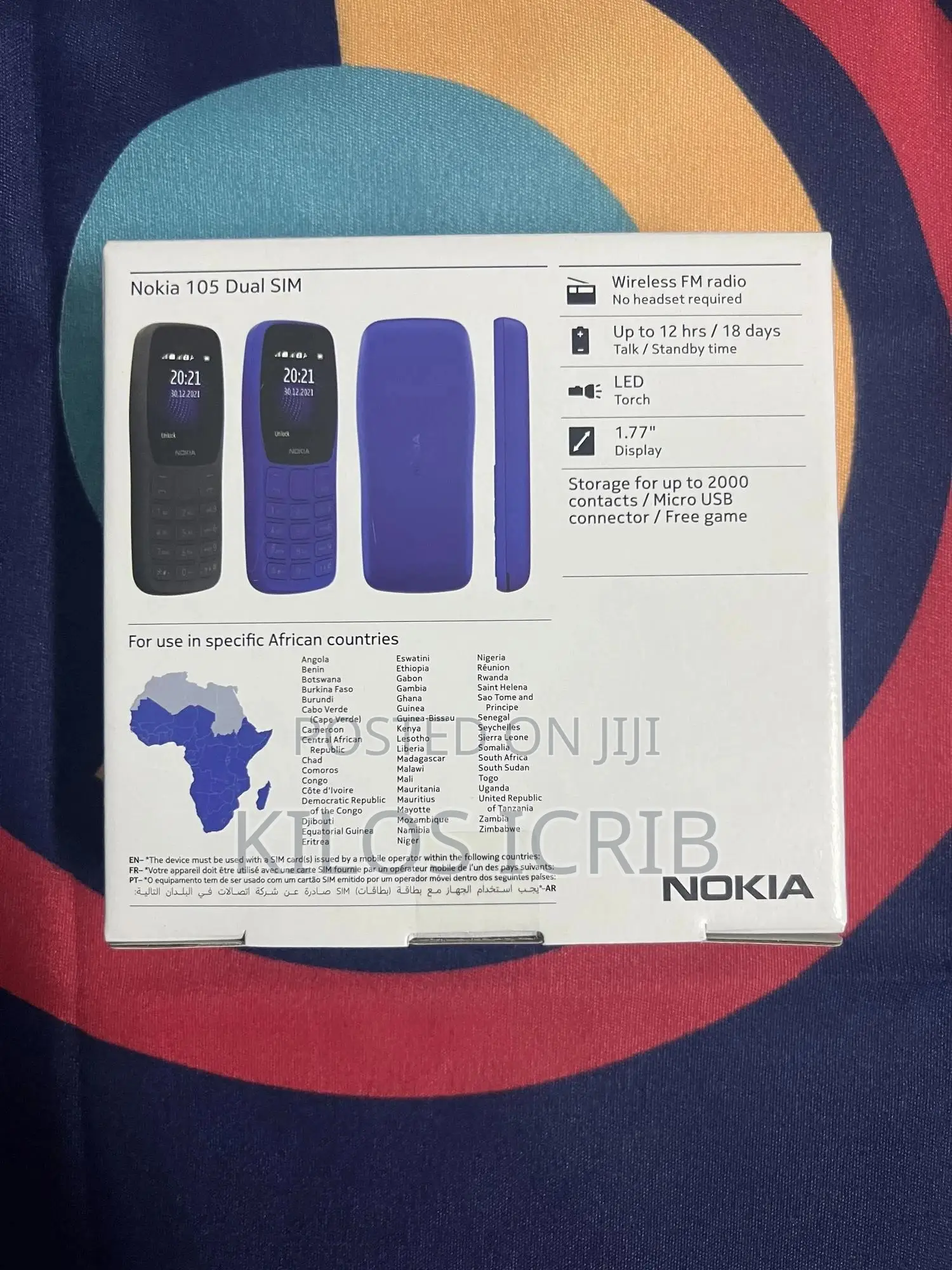 New Nokia 105 Black