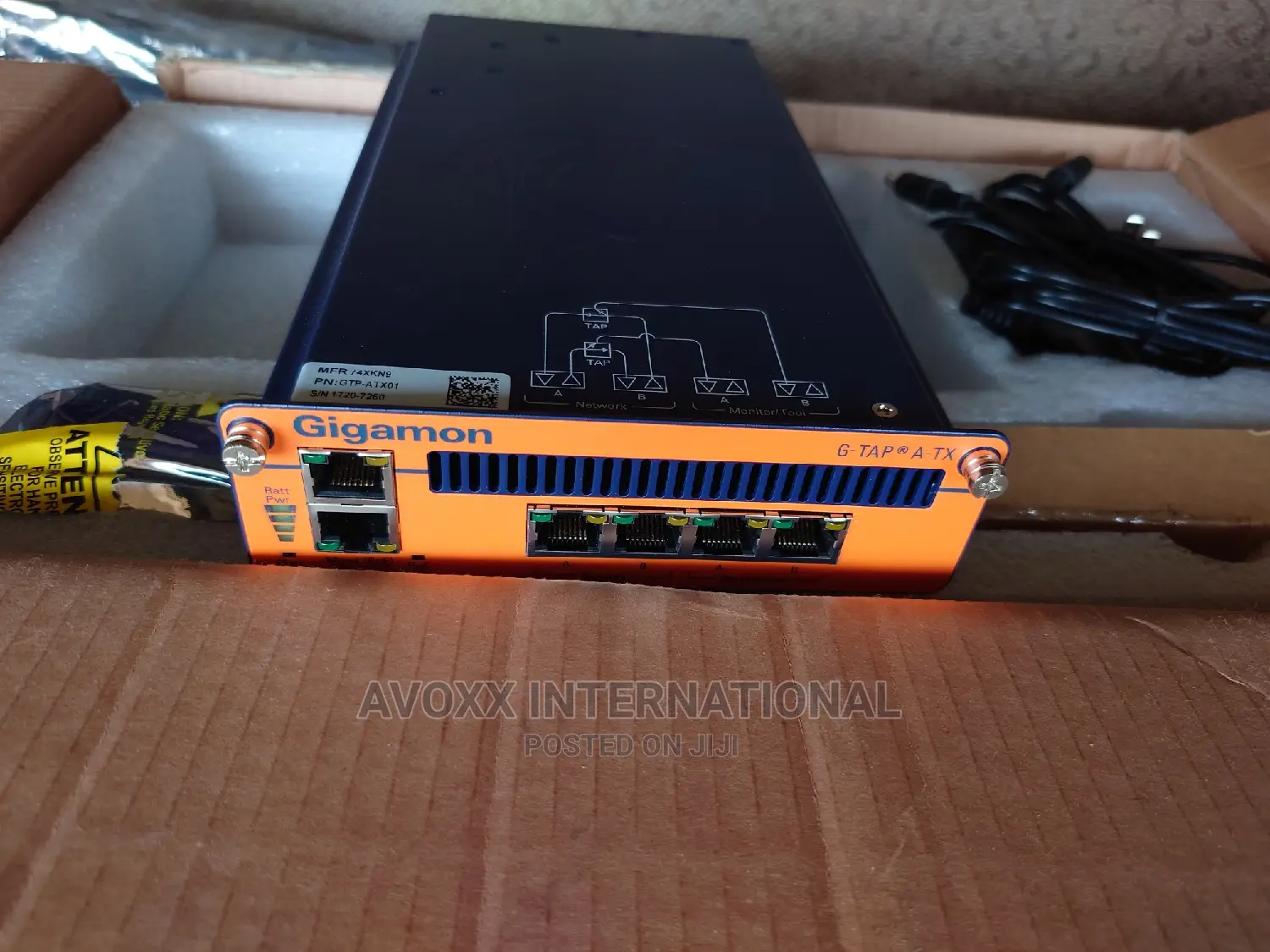 Gigamon G-tap A Series Gtp-atx01 -tap Splitter- Gige,10 Gige