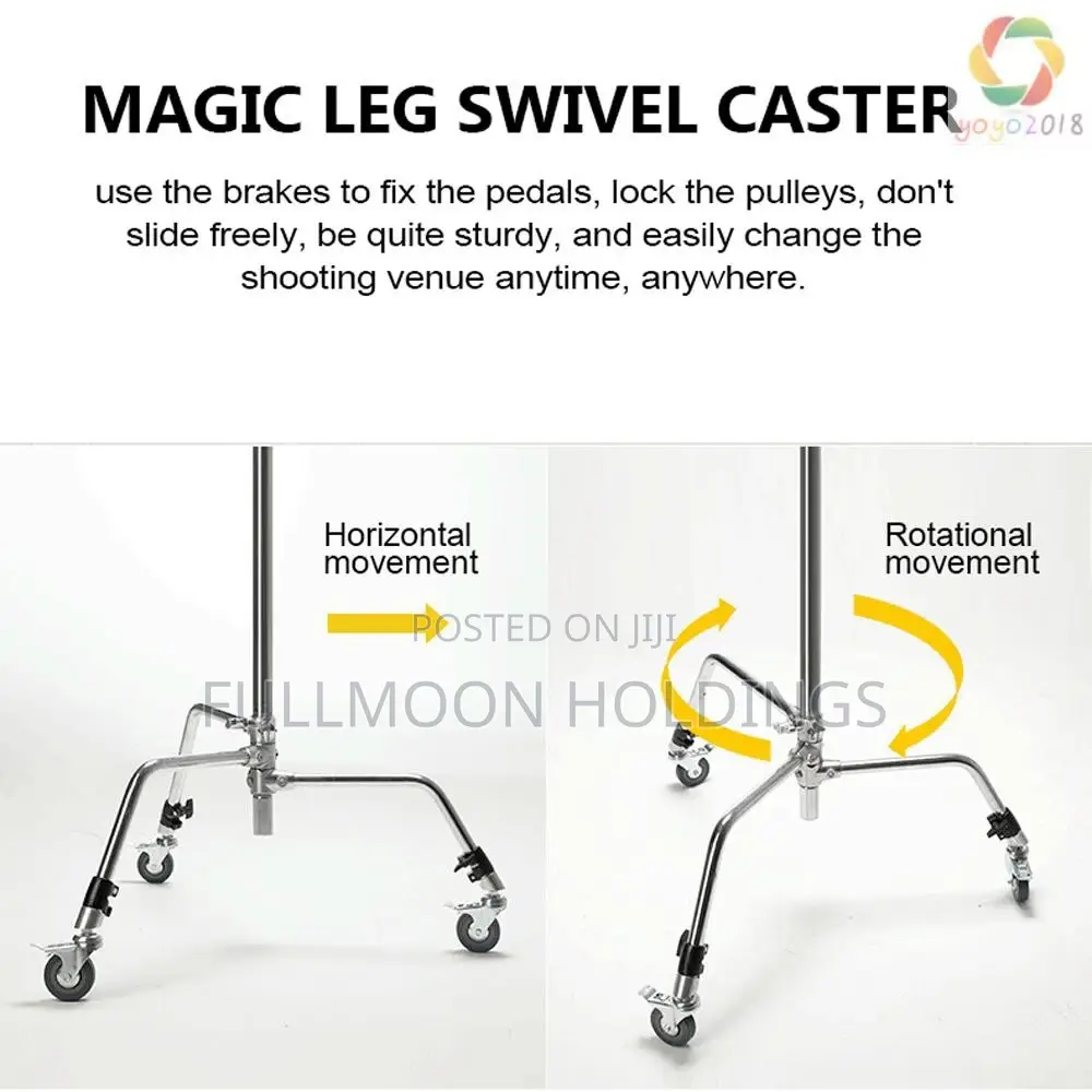 3 Wheels Multi Function Photography Heavy Lighting Wheels