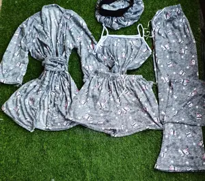 5 in 1 Nightwear (Wholesale Only From 10peices and Above)