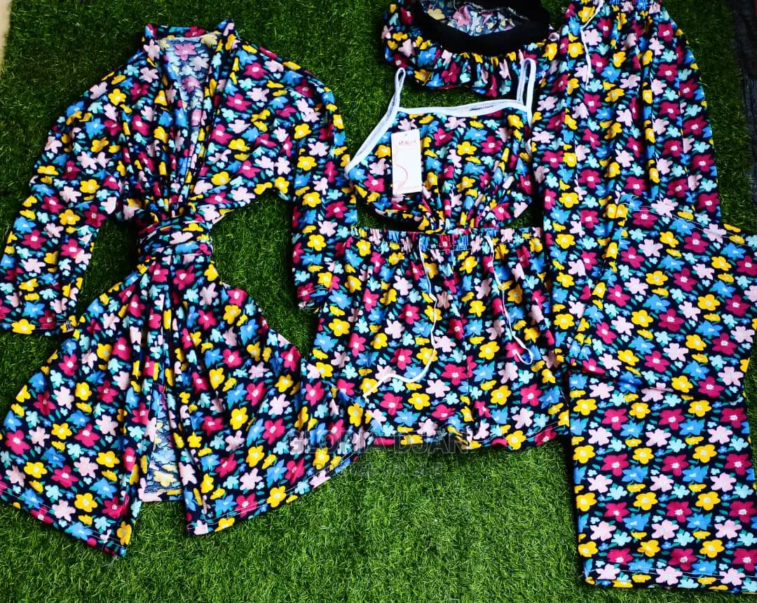 5 in 1 Nightwear (Wholesale Only From 10peices and Above)