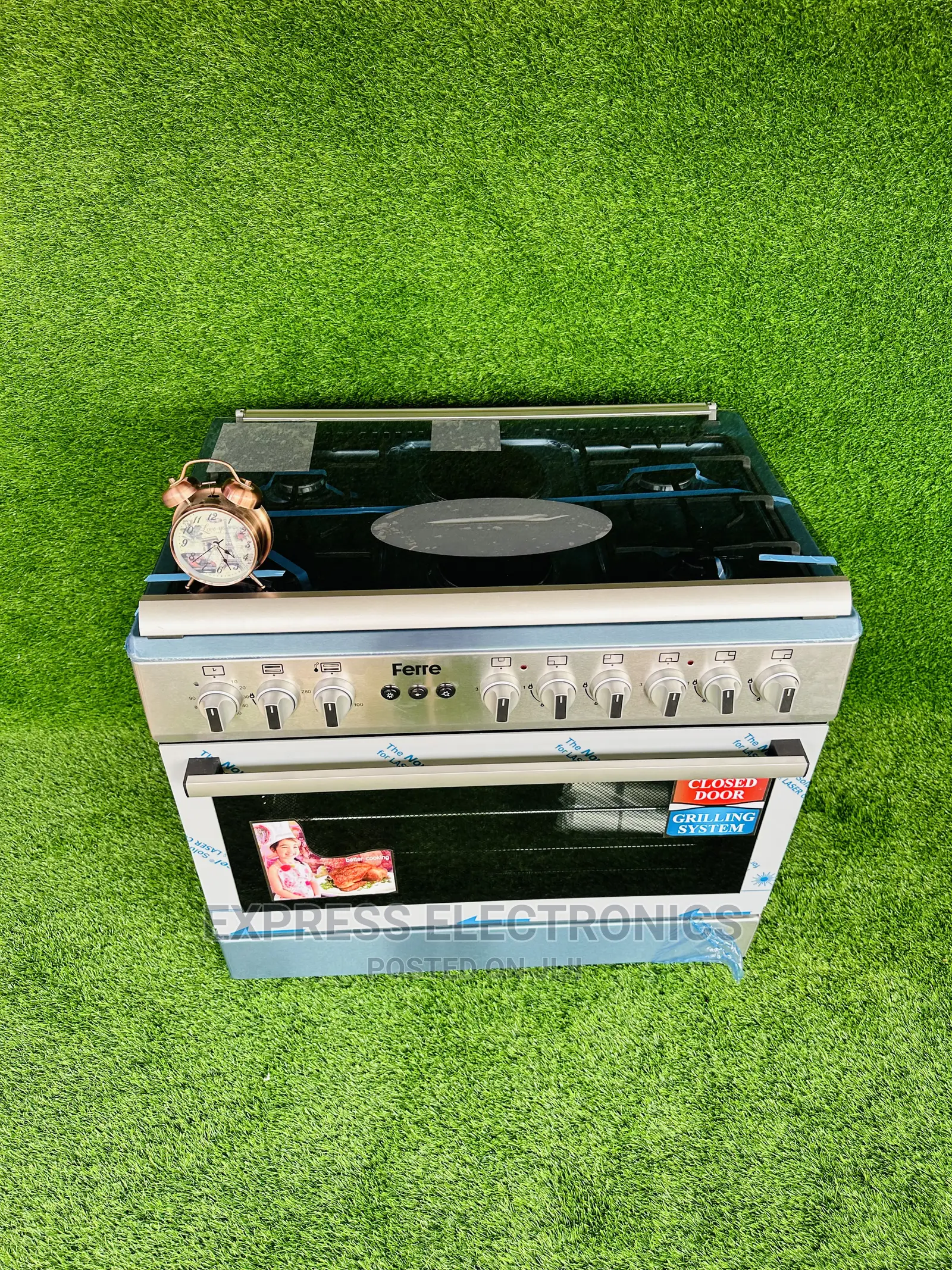 Stainless Steel Grilling Oven Stove Ferre 2hot 4gas