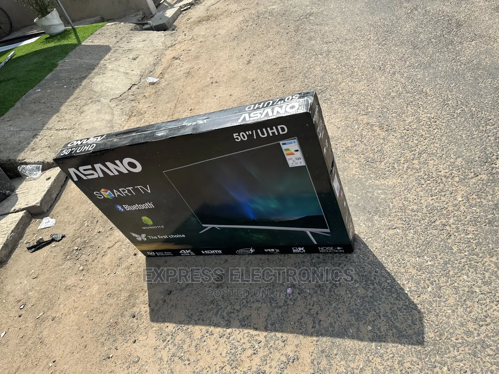 Miracast 50” Uhd Android Diagonal Display Asano Tv