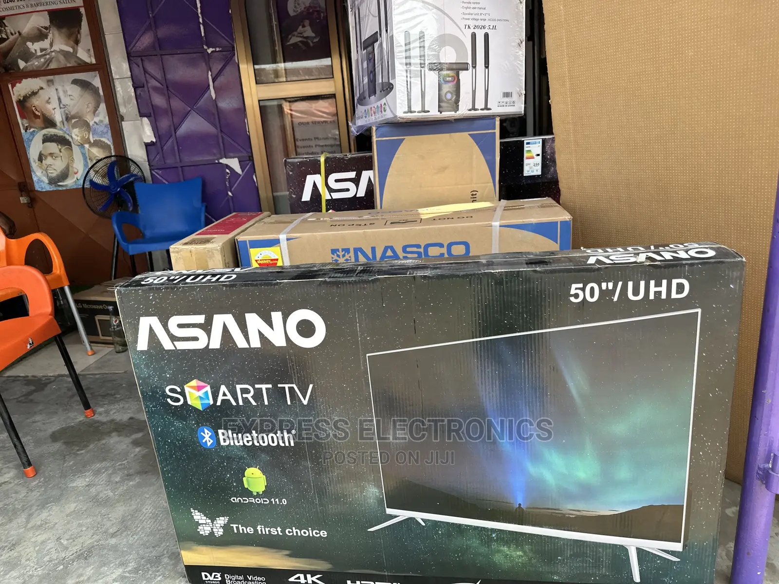 Asano 50” Miracast Led Uhd Android Tv
