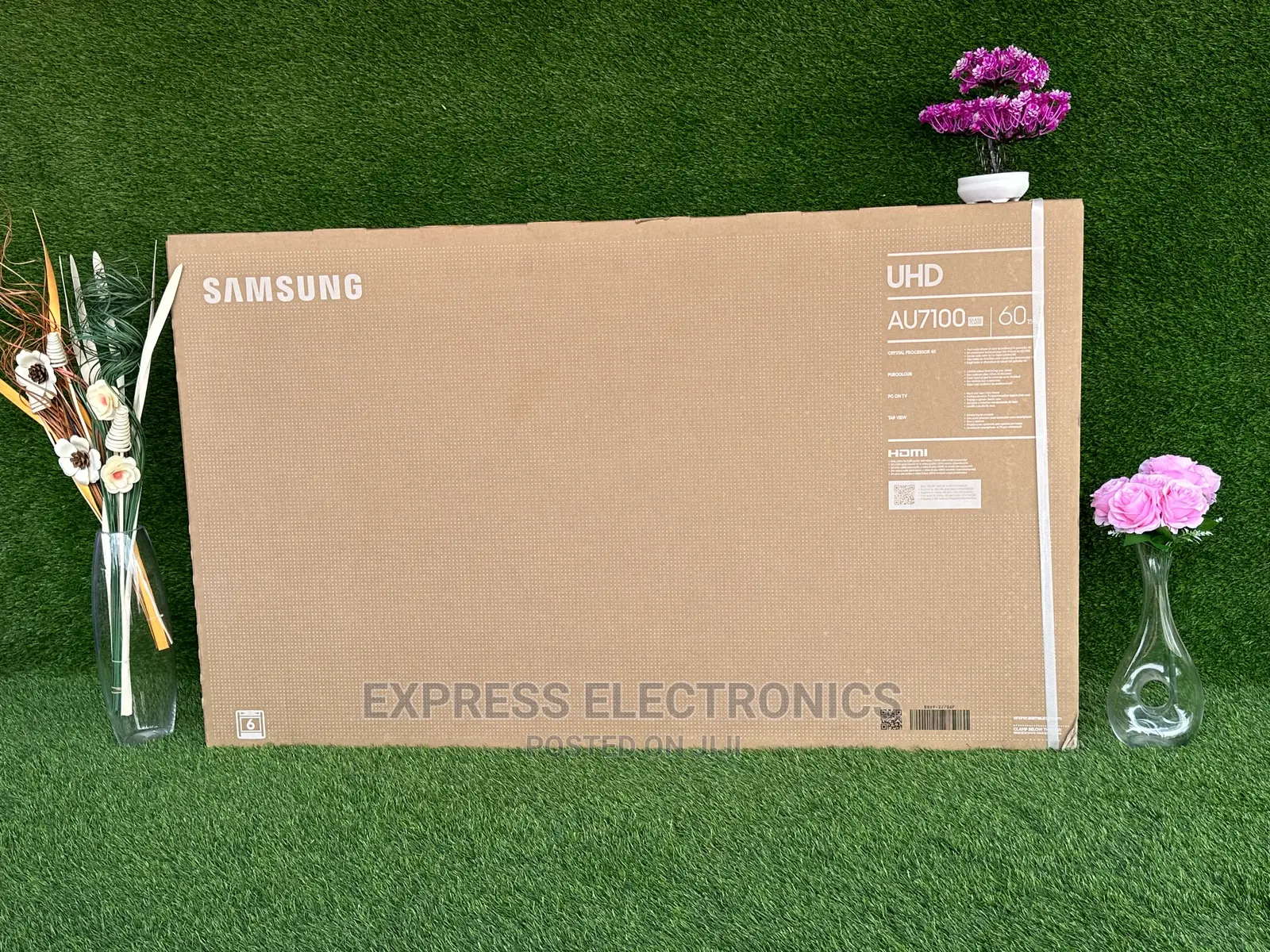 Diagonal Display Sleek Samsung 60”Series 7 UHD Tv