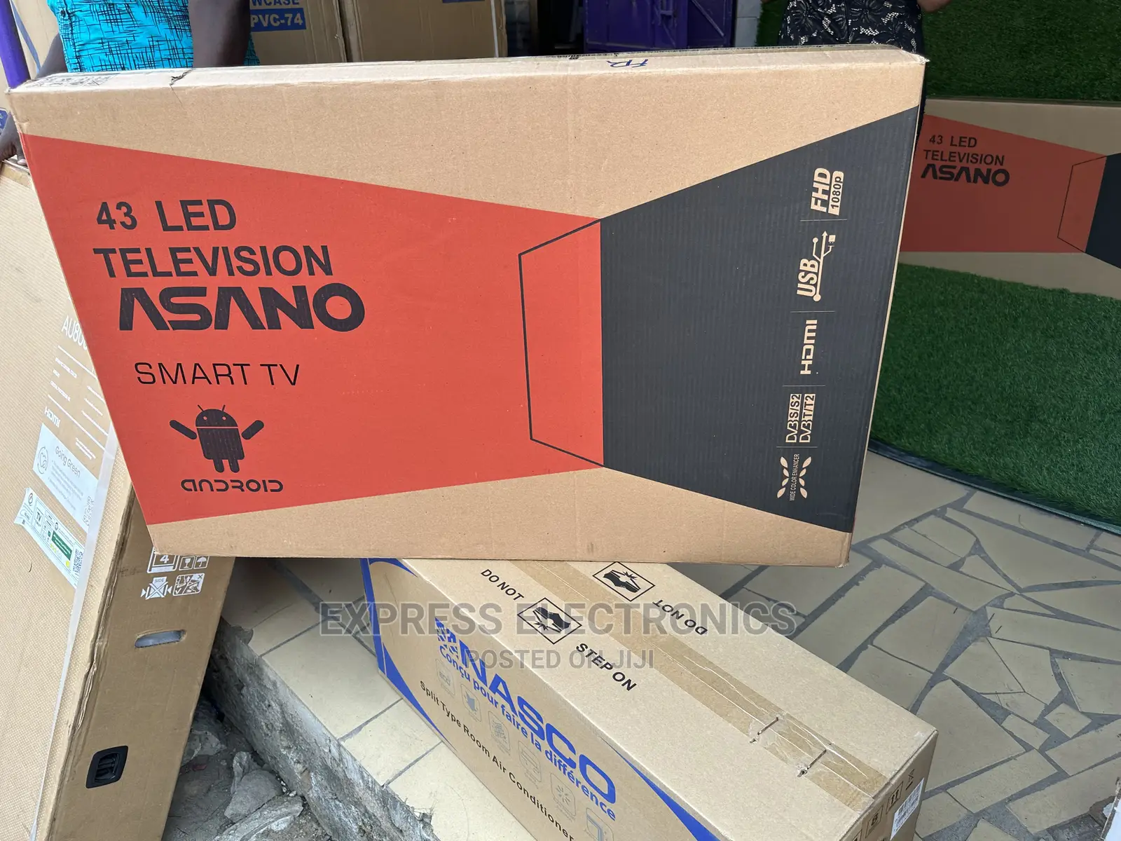 Asano 43”Smart FHD Triluminos Display Android Tv 