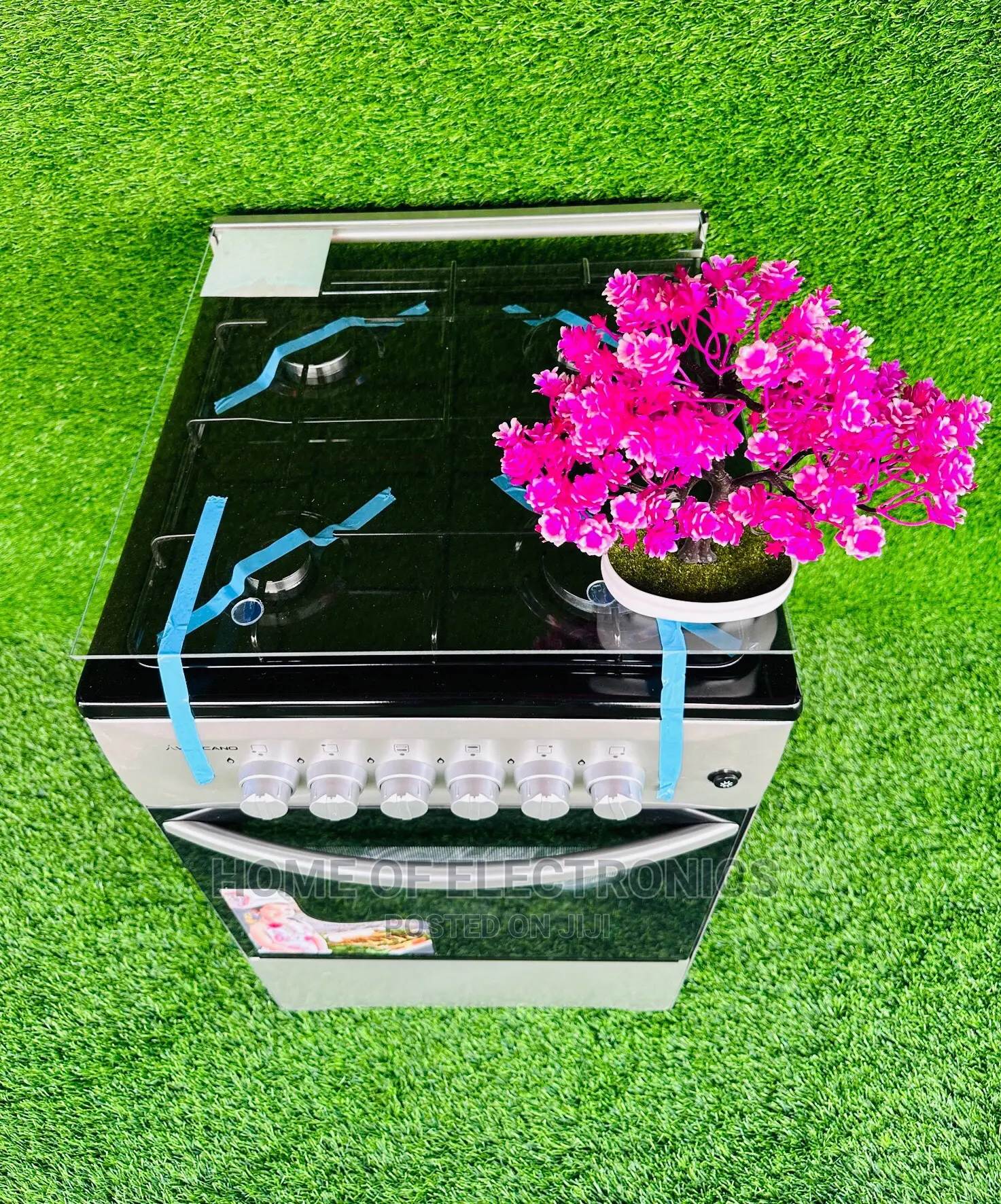 High Standard Volcano 4 Burner Gas Cooker[Silver]