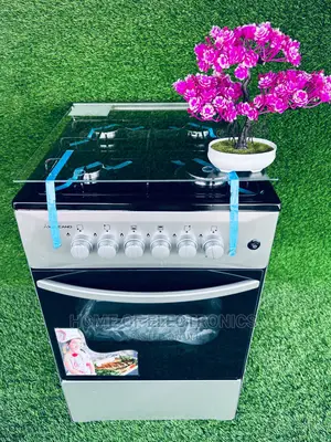 Advanced New Volcano 4 Burner Gas Cooker(Silver Color)