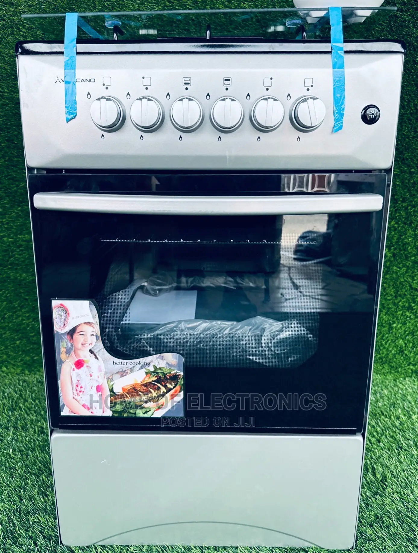 Cool Price Volcano 4 Burner Gas Cooker L(Silver)