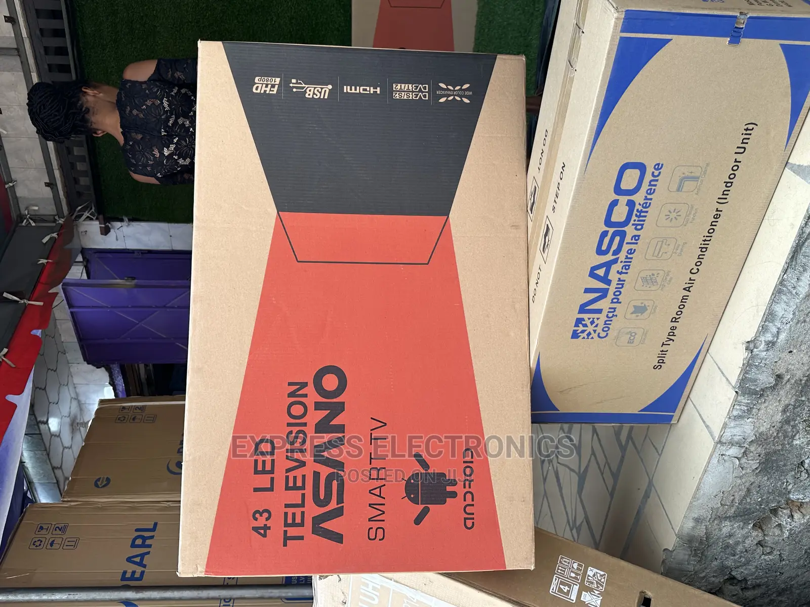 Simple Setup Asano 43”Smart FHD Android Wireless TV