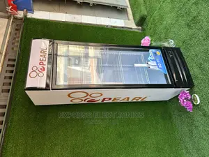 Lockable Double Glazed Glass Single Door Pearl PVC46 , 318 L