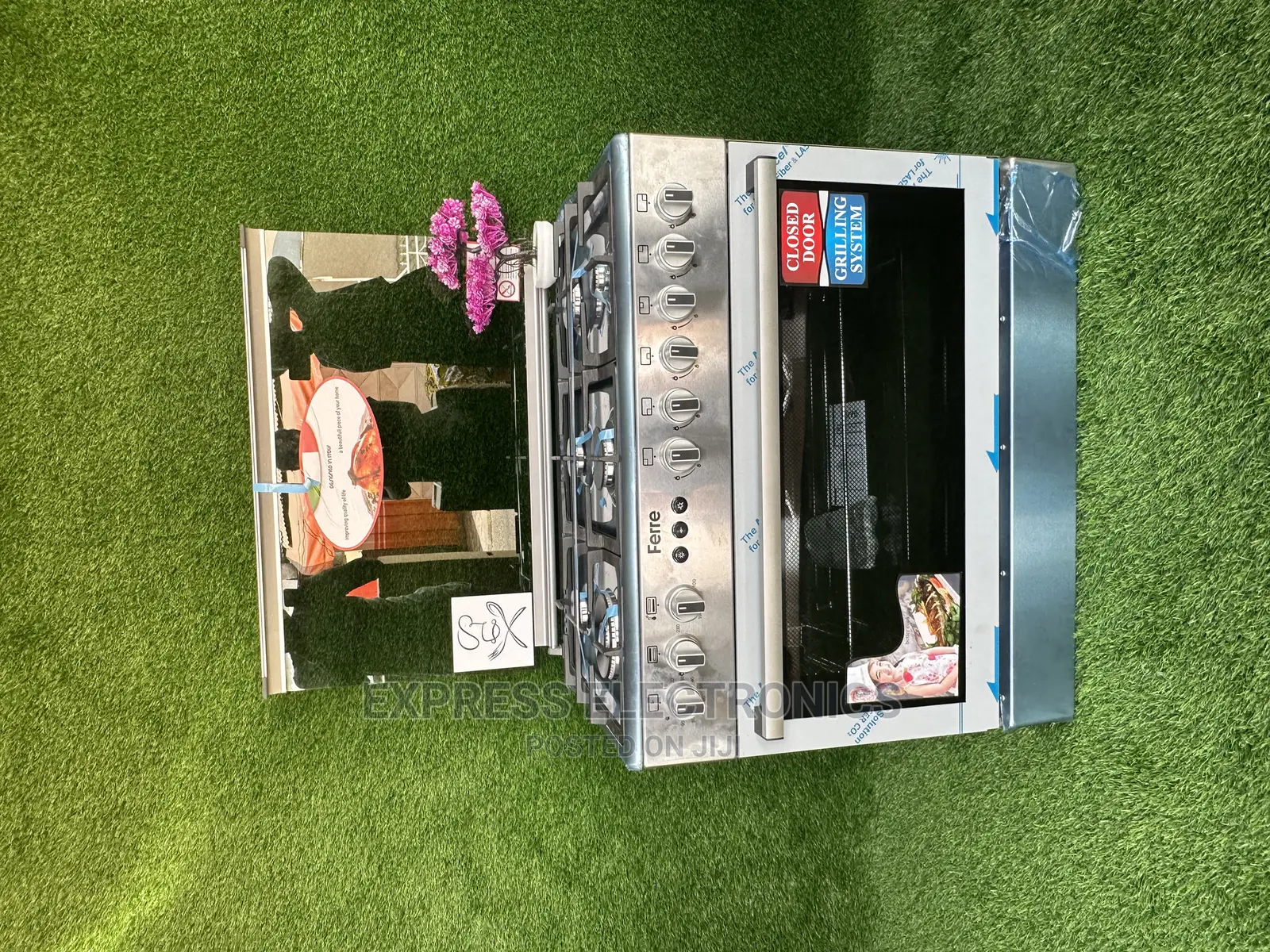 1 Year Warranty on All Gas 6burner Ferre Stove Oven Grill