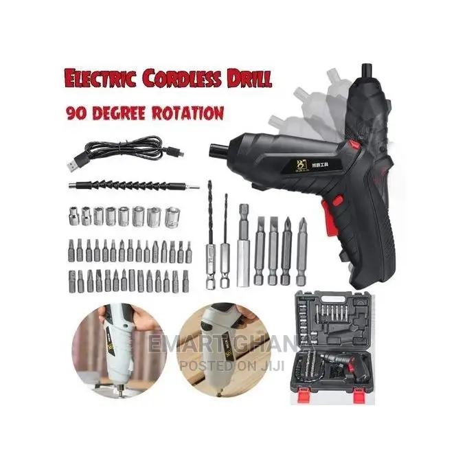 Electric Cordless Screwdriver Rechargeable Drill Driver