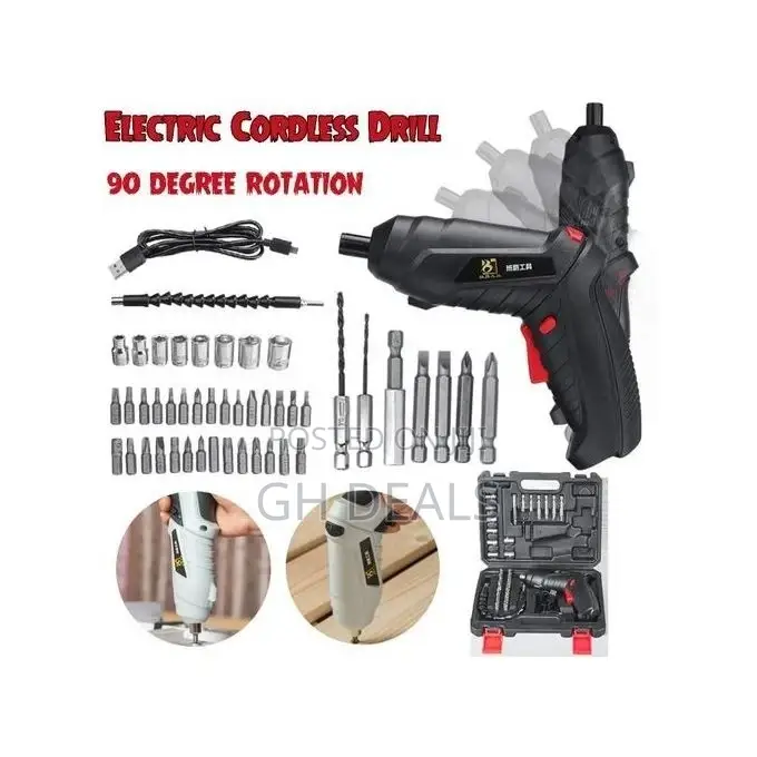 Electric Cordless Screwdriver Rechargeable Drill Driver