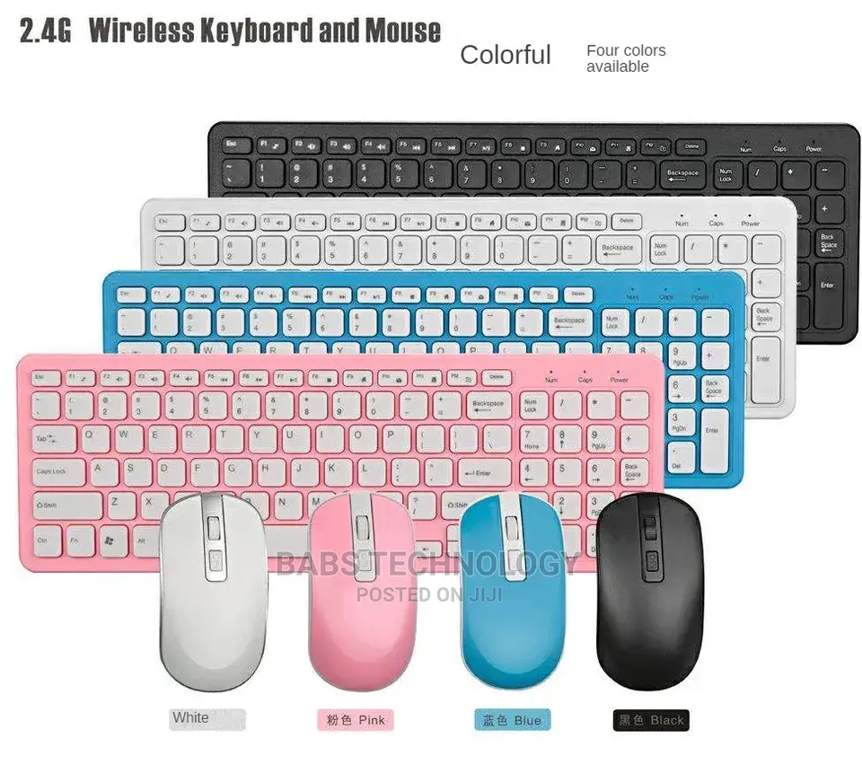 Mini/Full Size Wireless Keyboard Mouse Combo