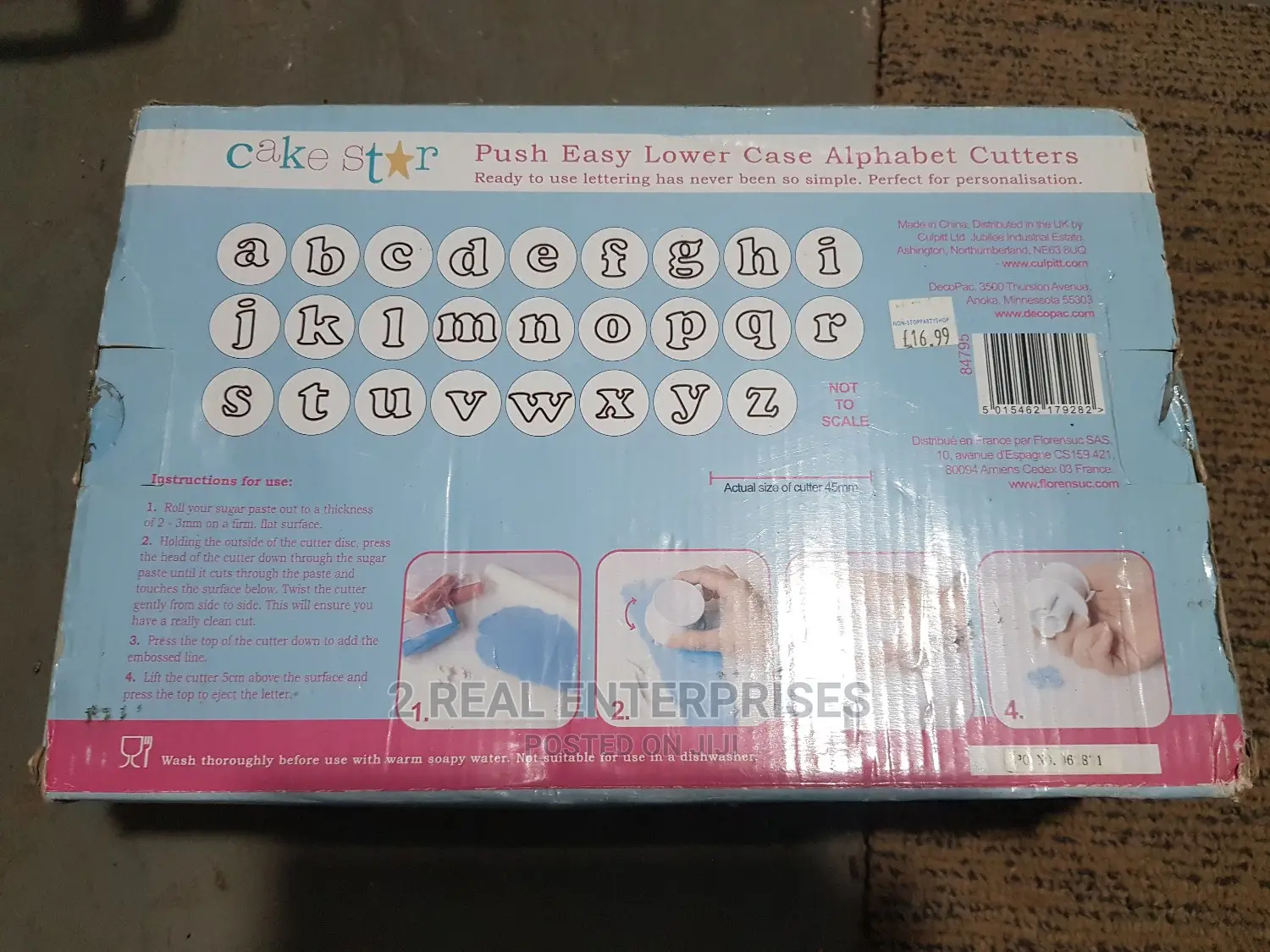 Alphabet Cutters for Cake