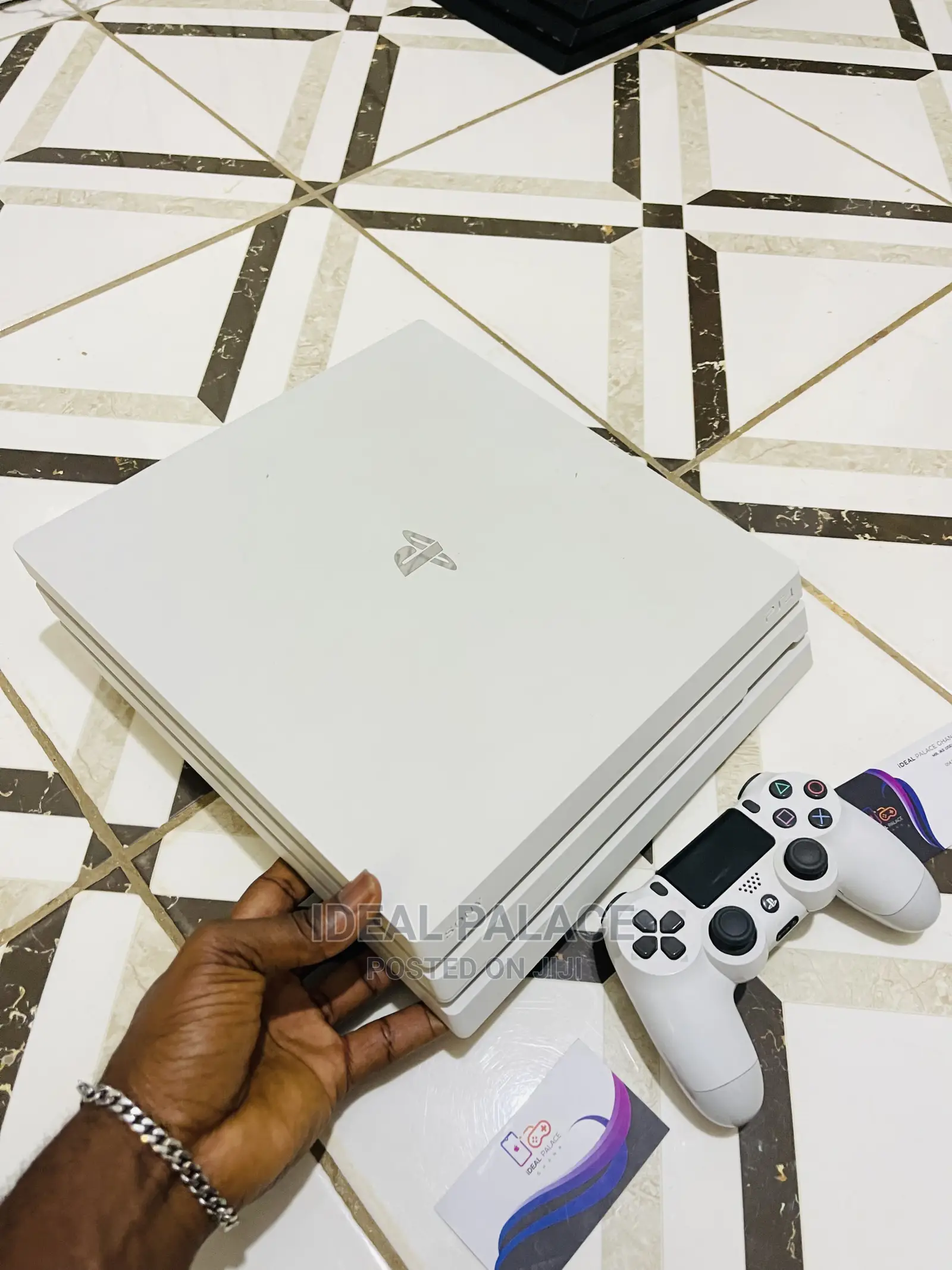 White Ps4 Pro With 5 Games