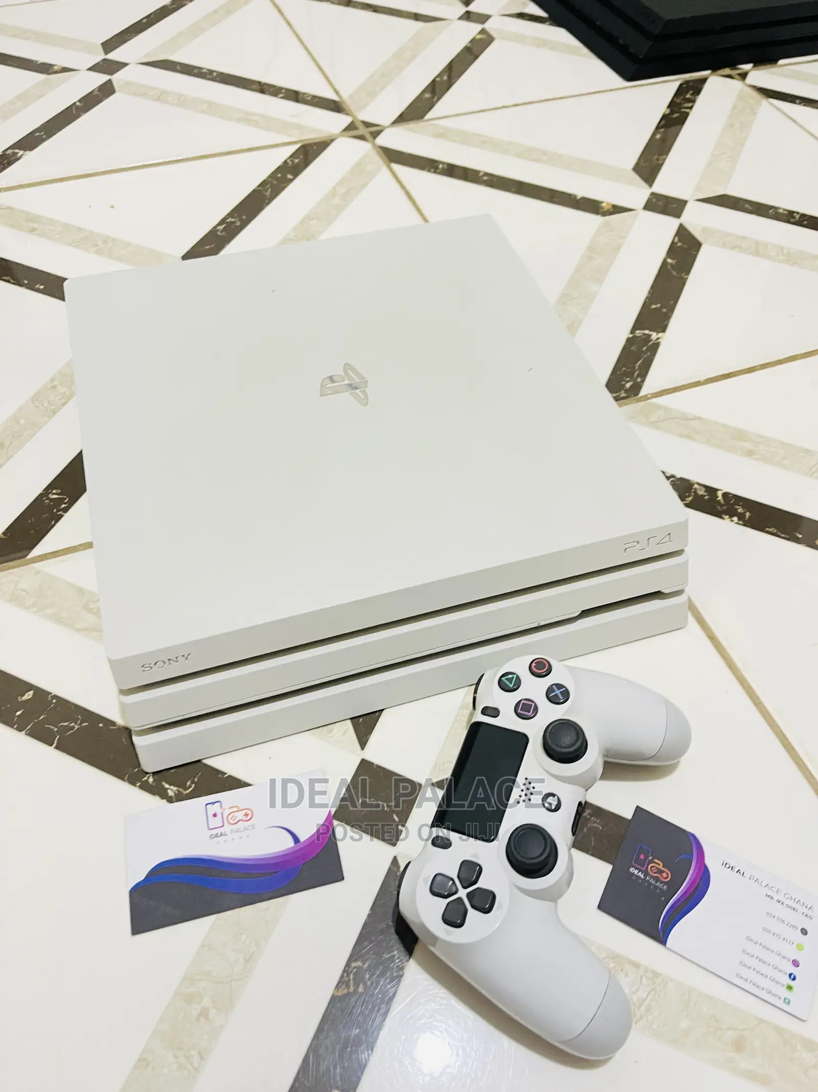 White Ps4 Pro With 5 Games