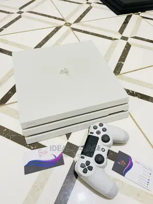 White Ps4 Pro With 5 Games
