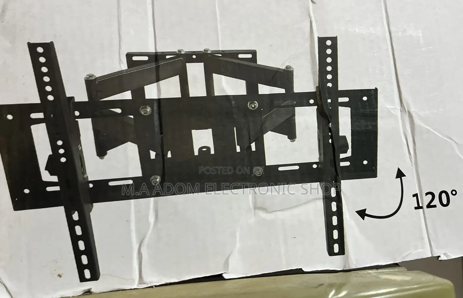 Move 120 Degrees Tilt 15 Degrees Flexible Mount 32”-70”