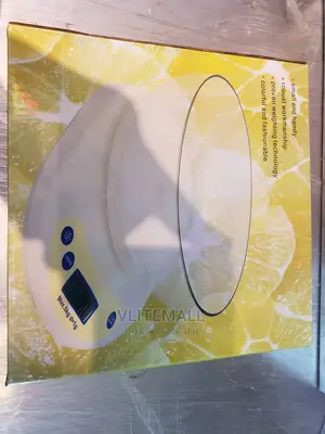 Electronic Kitchen Weighing Scale With a Bowl