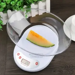Electronic Kitchen Weighing Scale With a Bowl